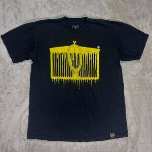 ILLXILL Men's T Shirt Dripping Chain Graphic Streetwear Tee Black - Size L